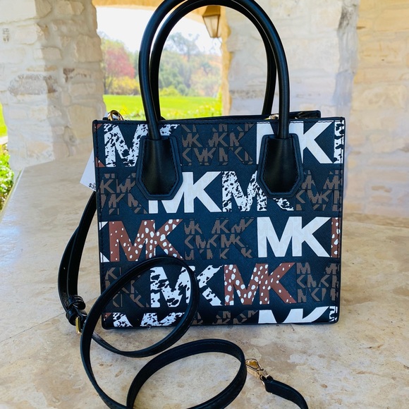 Michael Kors Graphic logo Mercer Satchel&wallet - Picture 5 of 16